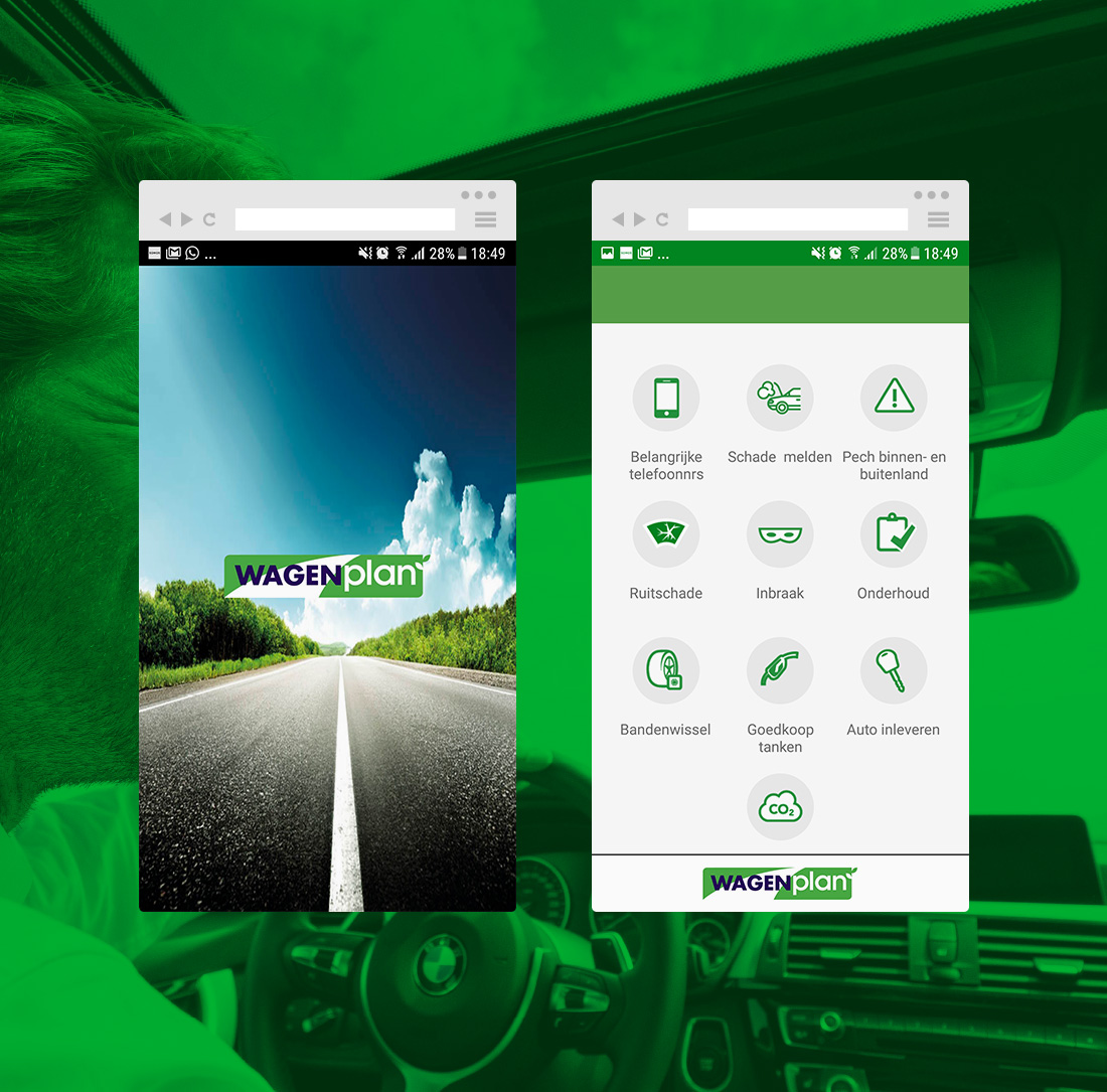 Wagenplan BerijdersApp voor iOS en Android