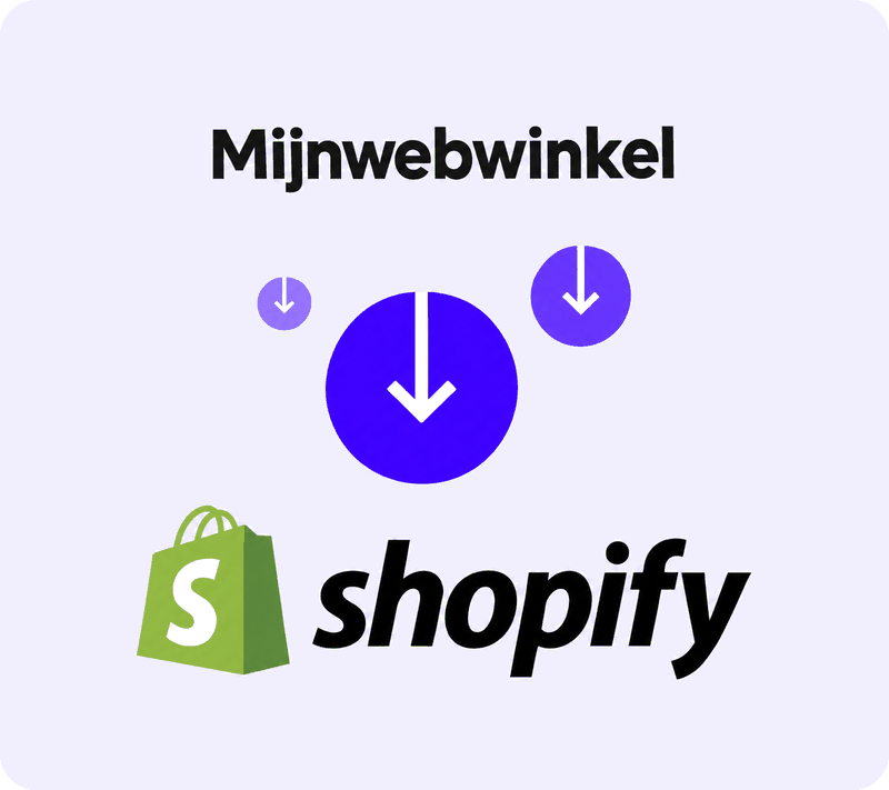 Mijnwebwinkel migratie naar Shopify: winkeldata gaat over van Mijnwebwinkel naar Shopify