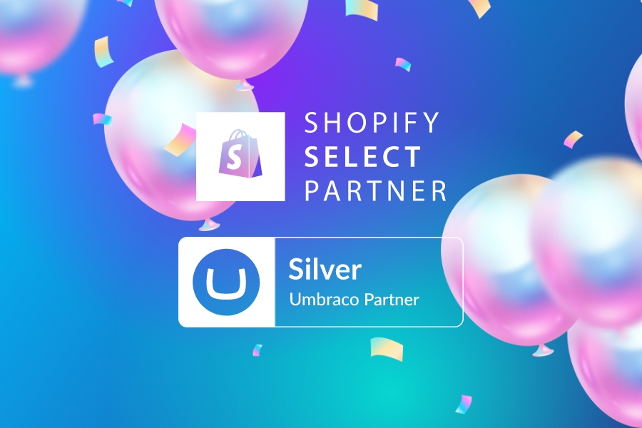 Nedfinity behaalt Umbraco Silver en Shopify Select partnerstatus