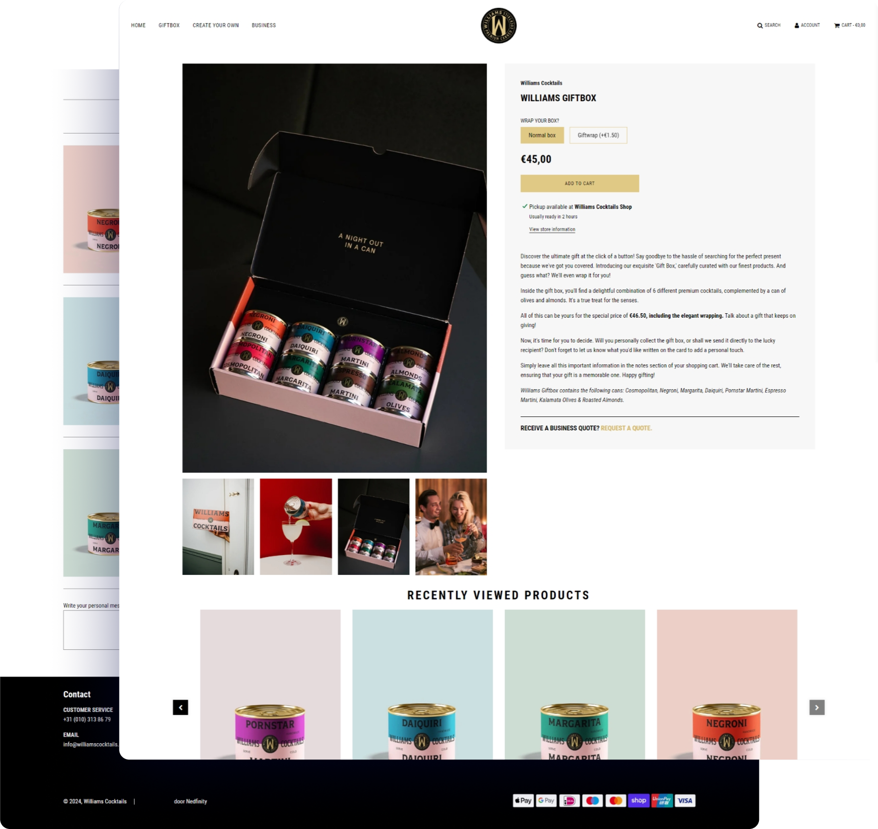 Williams Cocktails Website 2 Nedfinity